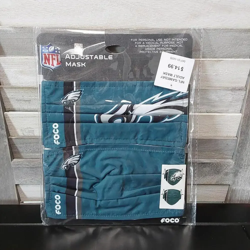NFL Philadelphia Eagles Adjustable Face Mask | FOCO | Adult